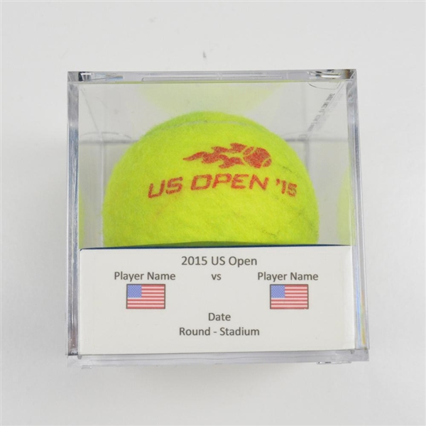 Aliaksandra Sasnovich vs. Sabine Lisicki<br>Match-Used Ball - Round 1 - Court 4<br>US Open Womens Singles 2015