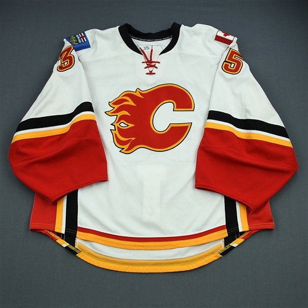 Karlsson, Henrik<br>White Set 3<br>Calgary Flames 2010-11<br>#35 Size: 60G