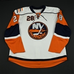 Jackman, Tim<br>White Set 3 (RBK 1.0)<br>New York Islanders 2007-08<br>#28 Size: 58