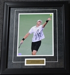 Isner, John<br>Framed - Autographed 8x10<br>USTA 2012<br>Size:17.5 in H x 15.25 in W