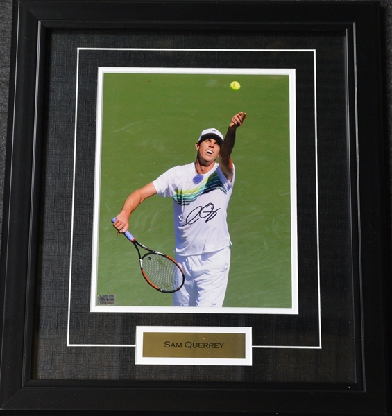 Querrey, Sam<br>Framed - Autographed 8x10<br>USTA 2012<br>Size:17.5 in H x 15.25 in W