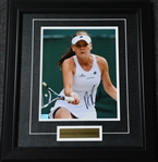 Radwanska, Agnieszka<br>Framed - Autographed 8x10<br>USTA 2012<br>Size:17.5 in H x 15.25 in W