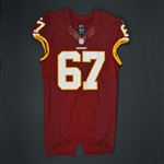 LeRibeus, Josh<br>Burgundy Regular Season<br>Washington Redskins 2015<br>#67 Size: 46 LINE