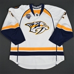Bitetto, Anthony<br>White Set 2 / Playoffs w/ All-Star Game Patch - 1st NHL Goal<br>Nashville Predators 2015-16<br>#2 Size: 56