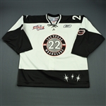 Stamler, Bretton<br>White Kelly Cup Finals Game-Issued<br>Las Vegas Wranglers 2011-12<br>#22 Size: 56