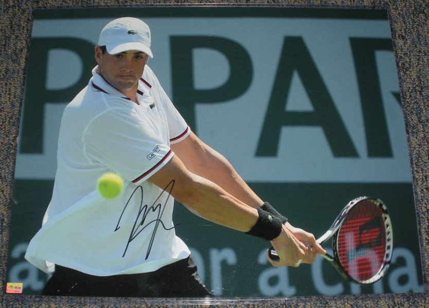 Isner, John<br>Autographed 16x20<br> 2012