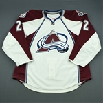 Chouinard, Joel<br>White Set 1 - Game-Issued (GI)<br>Colorado Avalanche 2010-11<br>#2 Size: 56