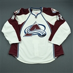 Macias, Ray<br>White Set 3<br>Colorado Avalanche 2010-11<br>#42 Size: 56