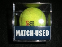 Agnieszka Radwanska vs. Carla Suarez Navarro<br>Match-Used Ball - Round 2 - Grandstand<br>US Open 2012<br>#8/30/2012 