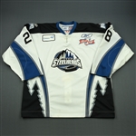 Neal, Michael<br>White Kelly Cup Finals - Game 2<br>Idaho Steelheads 2009-10<br>#28 Size:56