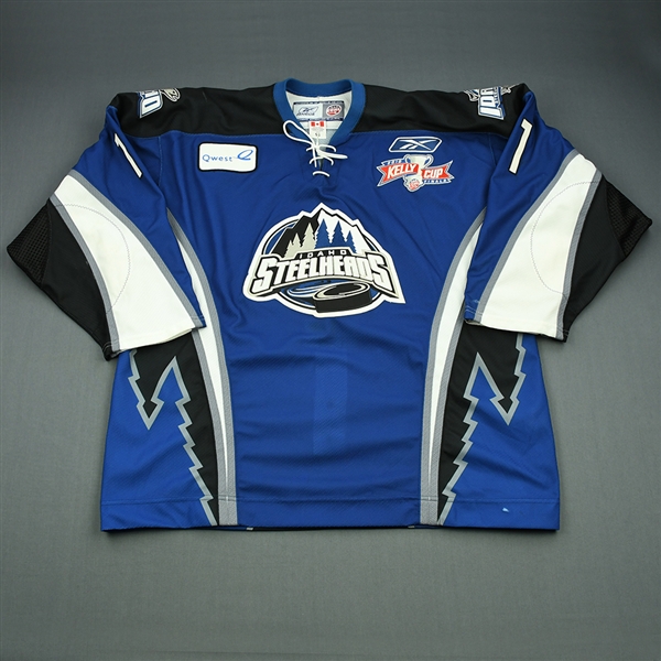 Kushniruk, Brandan<br>Blue Kelly Cup Finals - Game 3 & 4<br>Idaho Steelheads 2009-10<br>#11 Size:56