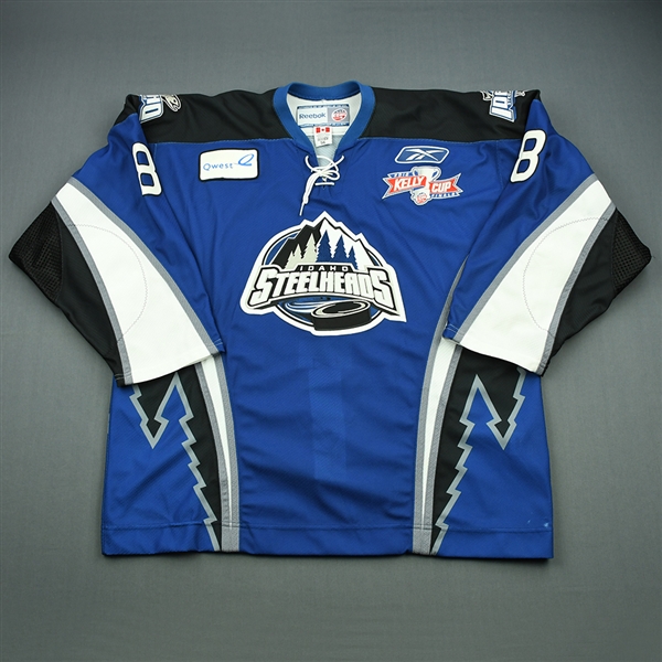 Monast, Guillaume<br>Blue Kelly Cup Finals - Game 3<br>Idaho Steelheads 2009-10<br>#8 Size:56
