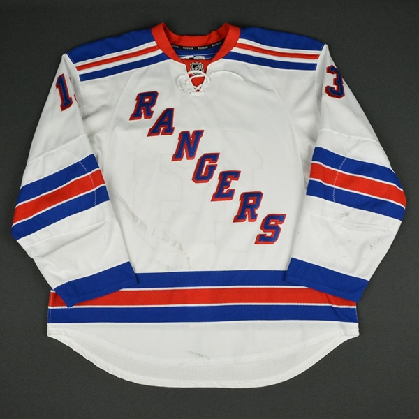 Hayes, Kevin * <br>White Set 3 - Photo-Matched<br>New York Rangers 2014-15<br>#13 Size: 56
