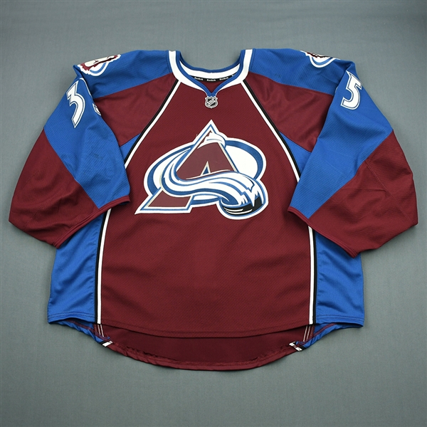 Giguere, Jean-Sebastien<br>Burgundy Set 1<br>Colorado Avalanche 2012-13<br>#35 Size: 58G