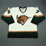 MacMillan, Logan<br>White Set 1<br>Utah Grizzlies 2011-12<br>#27 Size: 56