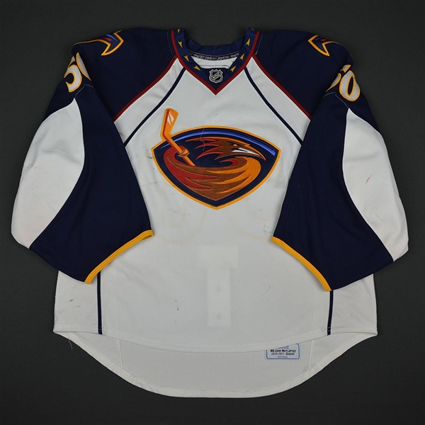 Mason, Chris * <br>White Set 2 - Photo-Matched<br>Atlanta Thrashers 2010-11<br>#50 Size: 58G