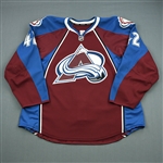 Malone, Brad<br>Burgundy Set 2<br>Colorado Avalanche 2012-13<br>#42 Size: 58