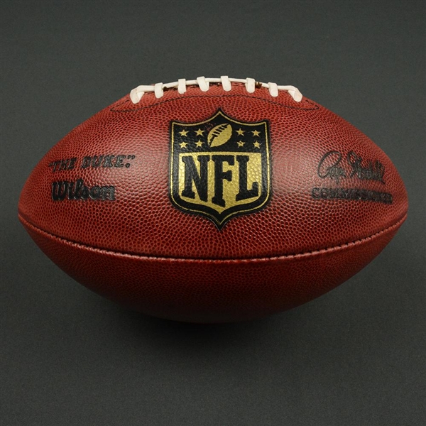Game-Used Football<br>Game-Used Football from December 19, 2016 vs. Carolina Panthers - Kicking Ball - WK 15<br>Washington Redskins 2016
