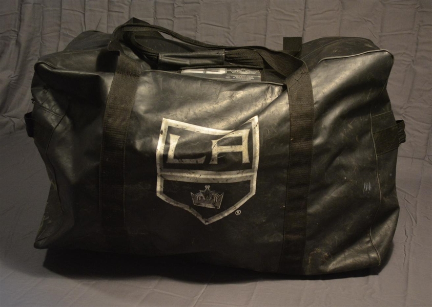 Pearson, Tanner<br>Black Vinyl Equipment Bag<br>Los Angeles Kings 2014-15<br>#70 Size: 30  x 15  x 20