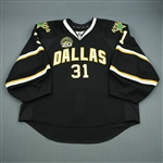 Bachman, Richard<br>Black Set 2 w/ 20th Anniversary Patch<br>Dallas Stars 2012-13<br>#31 