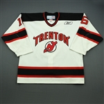 Ginand, Ryan<br>White Set 1<br>Trenton Devils 2010-11<br>#16 Size: 54