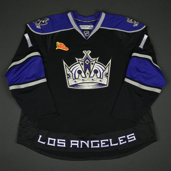 Kopitar, Anze * <br>Black w/ CSFA Patch - Autographed<br>Los Angeles Kings 2007-08<br>#11 Size: 58