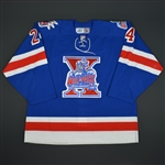 Callahan, Ryan * <br>Blue, Tenth Anniversary Crest Alternate<br>Hartford Wolf Pack 2006-07<br>#24 Size: 56