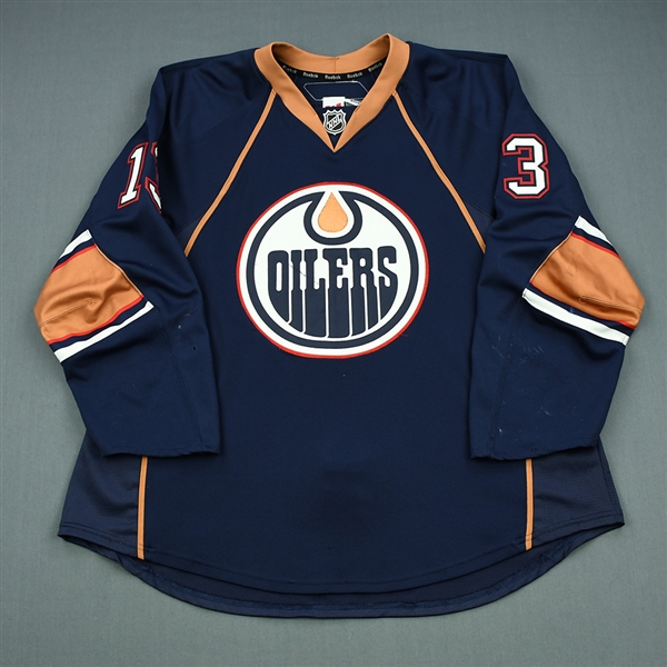 Cogliano, Andrew<br>Navy Set 1<br>Edmonton Oilers 2010-11<br>#13 Size: 56
