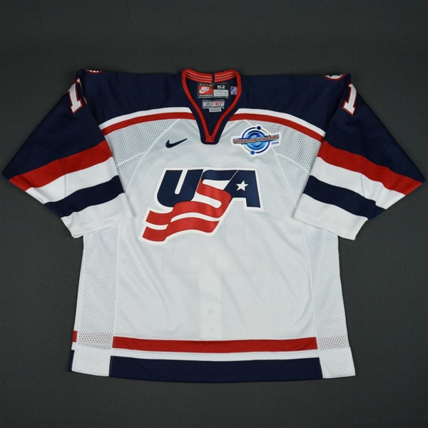 Amonte, Tony * <br>White, World Cup of Hockey, Pre-Tournament Worn, Autographed<br>Team USA 2004<br>#11 Size: 52