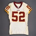 McIntosh, Rocky * <br>White<br>Washington Redskins 2008<br>#52 Size: 46