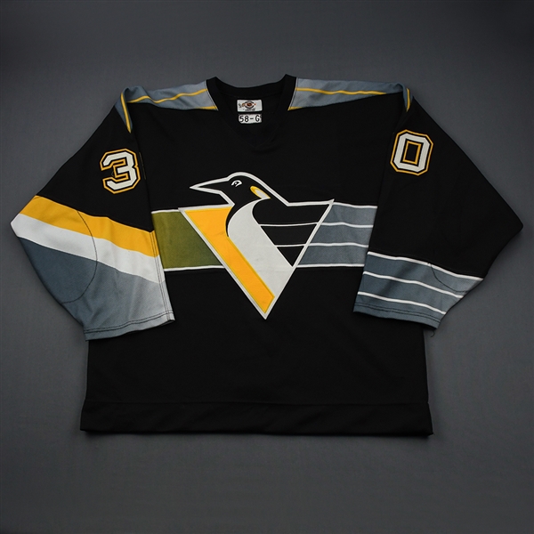 Aubin, Jean-Sebastien * <br>Black Set 2<br>Pittsburgh Penguins 1998-99<br>#30 Size: 58G
