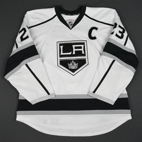 Brown, Dustin<br>White Set 2 w/C<br>Los Angeles Kings 2015-16<br>#23 Size: 58