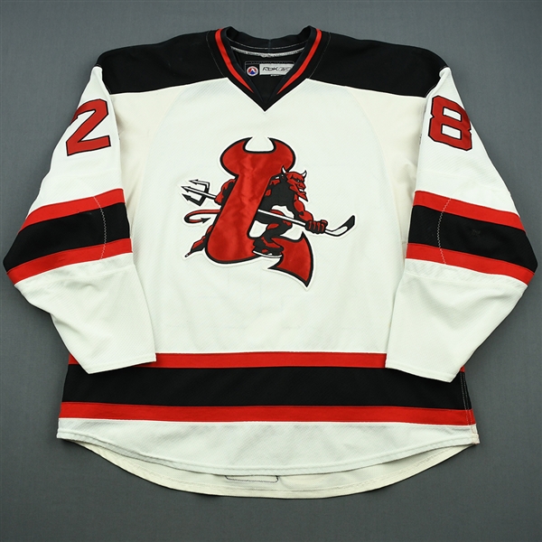 Murphy, Cory<br>White (RBK 2.0)<br>Lowell Devils 2009-10<br>#28 Size: 58