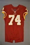 Polumbus, Tyler<br>Burgundy Regular Season<br>Washington Redskins 2014<br>#74 Size: 48 LINE
