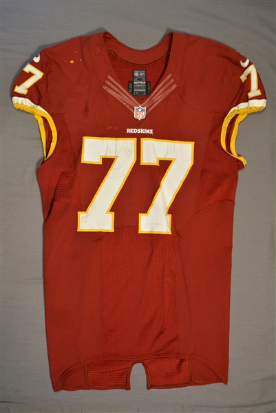 Lauvao, Shawn<br>Burgundy Regular Season<br>Washington Redskins 2014<br>#77 Size: 48 LINE