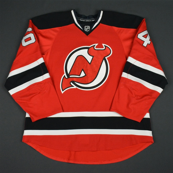 Blandisi, Joseph<br>Red Set 1 - NHL Debut & 1st NHL Goal<br>New Jersey Devils 2015-16<br>#64 Size: 56