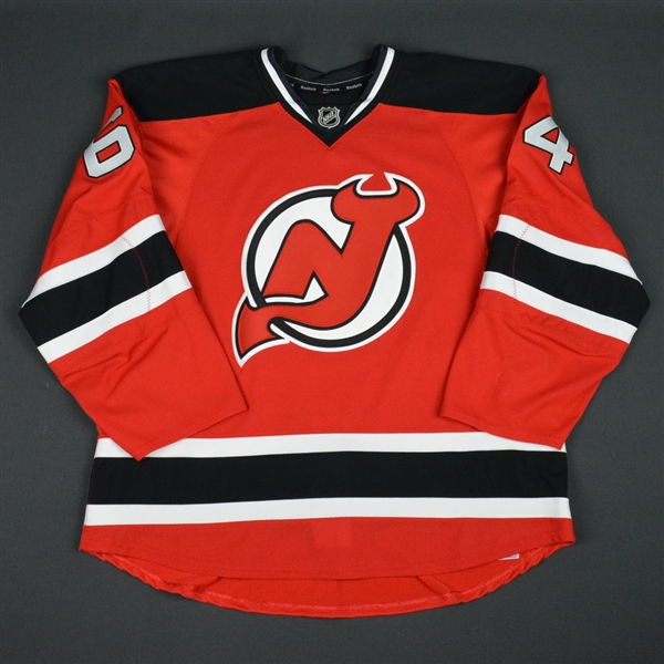 Blandisi, Joseph<br>Red Set 3<br>New Jersey Devils 2015-16<br>#64 Size: 56