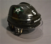 Daley, Trevor<br>Black, Bauer Helmet w/ Oakley Shield<br>Dallas Stars 2014-15<br>#6 