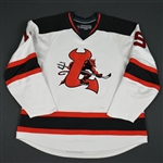 Burton, Tyler<br>White (RBK 1.0) - CLEARANCE<br>Lowell Devils 2007-08<br>#19 Size: 56