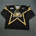 Stewart, Chris * <br>Black<br>Kingston Frontenacs 2004-05<br>#24 Size: 58