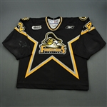Stewart, Chris * <br>Black<br>Kingston Frontenacs 2005-07<br>#24 Size: 56