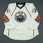 Cogliano, Andrew<br>White Set 2<br>Edmonton Oilers 2010-11<br>#13 Size: 56