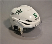 Horcoff, Shawn<br>White, Easton Helmet w/ Oakley Shield<br>Dallas Stars 2014-15<br>#10 