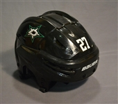 Moen, Travis<br>Black, Bauer Helmet<br>Dallas Stars 2014-15<br>#27 