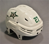 Moen, Travis<br>White, Bauer Helmet<br>Dallas Stars 2014-15<br>#27 