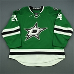Benn, Jordie<br>Green Set 2<br>Dallas Stars 2014-15<br>#24 Size: 58