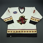 Siddall, Matt<br>White Set 1<br>Gwinnett Gladiators 2008-09<br>#8 Size: 56