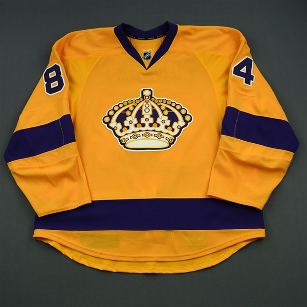 Forbort, Derek<br>Gold Vintage - Game-Issued (GI)<br>Los Angeles Kings 2014-15<br>#84 Size: 58