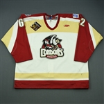 Meilleur, Francis<br>White Set 1 (A removed)<br>Bakersfield Condors 2012-13<br>#62 Size: 56