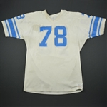 English, Doug (Name on Back Removed) * <br>White<br>Detroit Lions 1977-79<br>#78 Size: 52